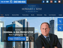 Tablet Screenshot of chicagocriminaldefenselawfirm.com